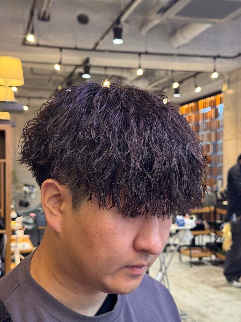 縦落ちツイストパーマ 池田