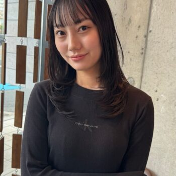 髪質改善ストレート レイヤーカット 池田