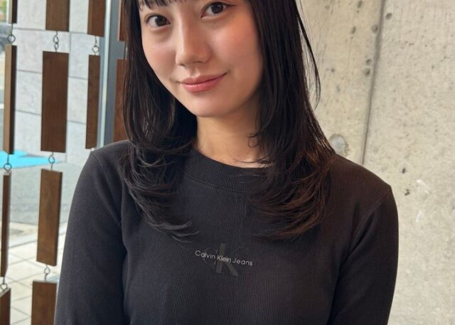 髪質改善ストレート レイヤーカット 池田
