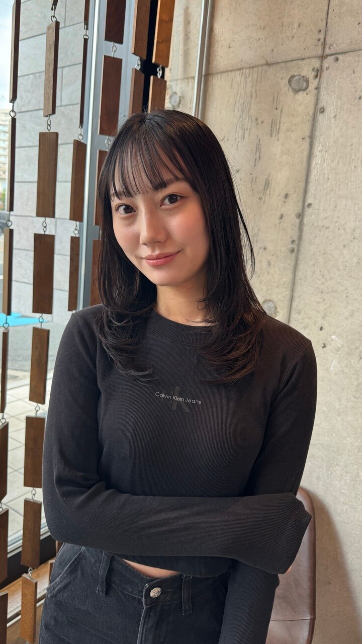 髪質改善ストレート レイヤーカット 池田
