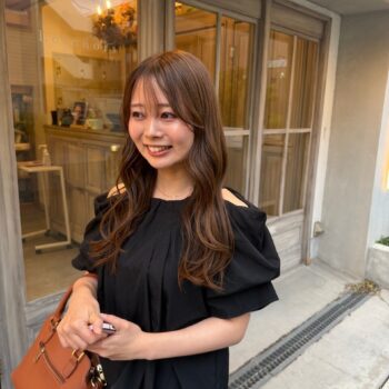 アッシュベージュ 髪質改善カラー 豊中