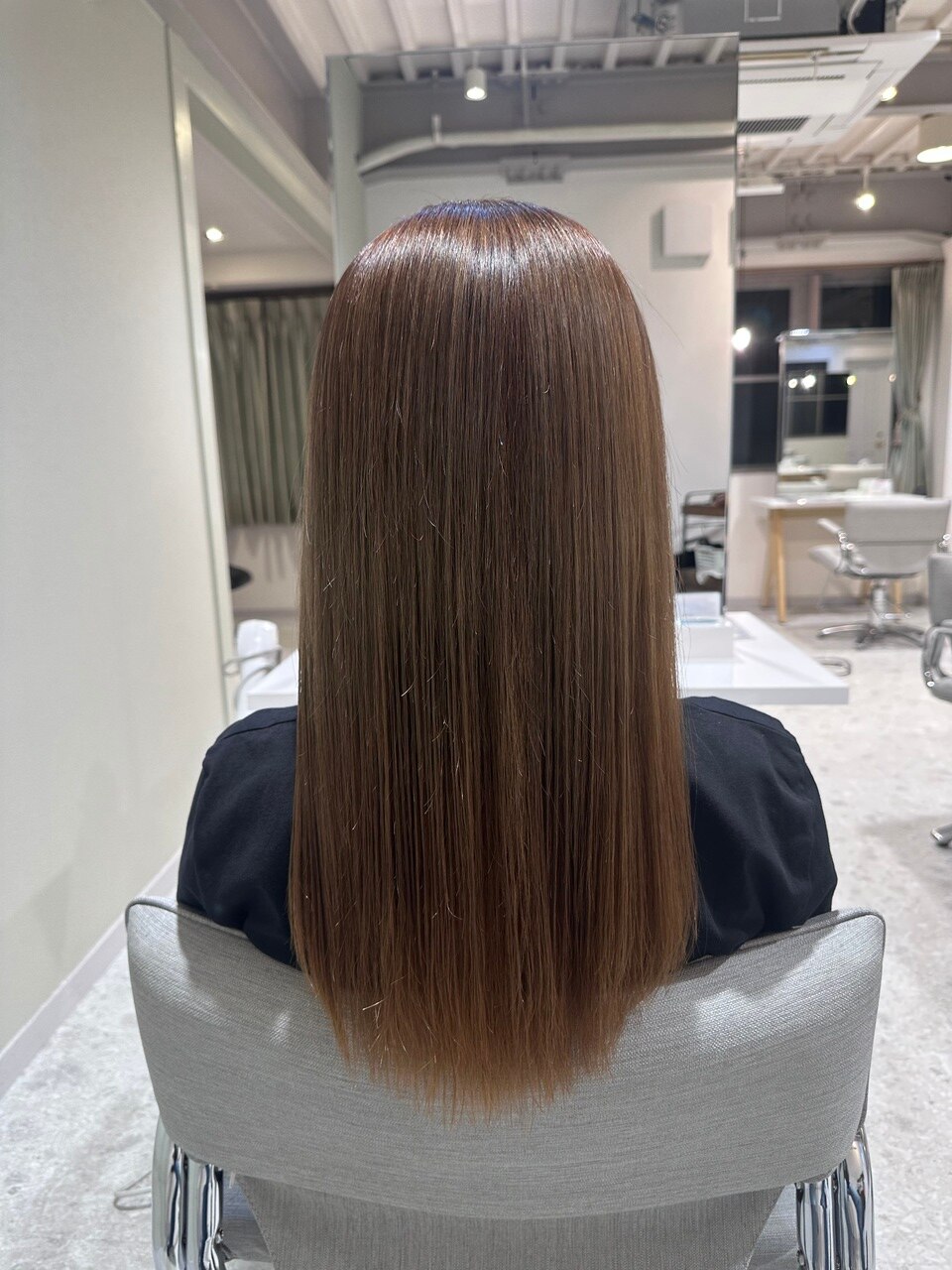 アッシュベージュカラー 透明感ヘアカラー 豊中