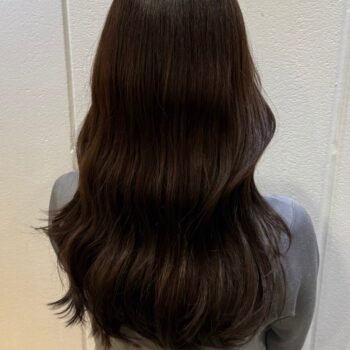 ラベンダーカラー 秋ヘアカラー 梅田
