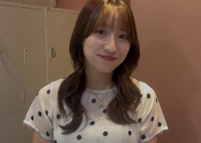 グレージュカラー 秋ヘアカラー 梅田