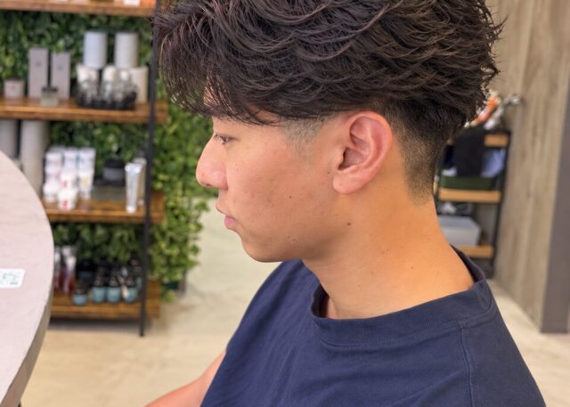 メンズフェザーパーマ ロロネー池田