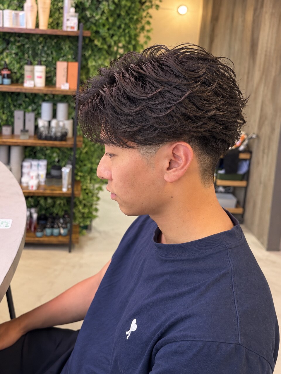 メンズフェザーパーマ ロロネー池田