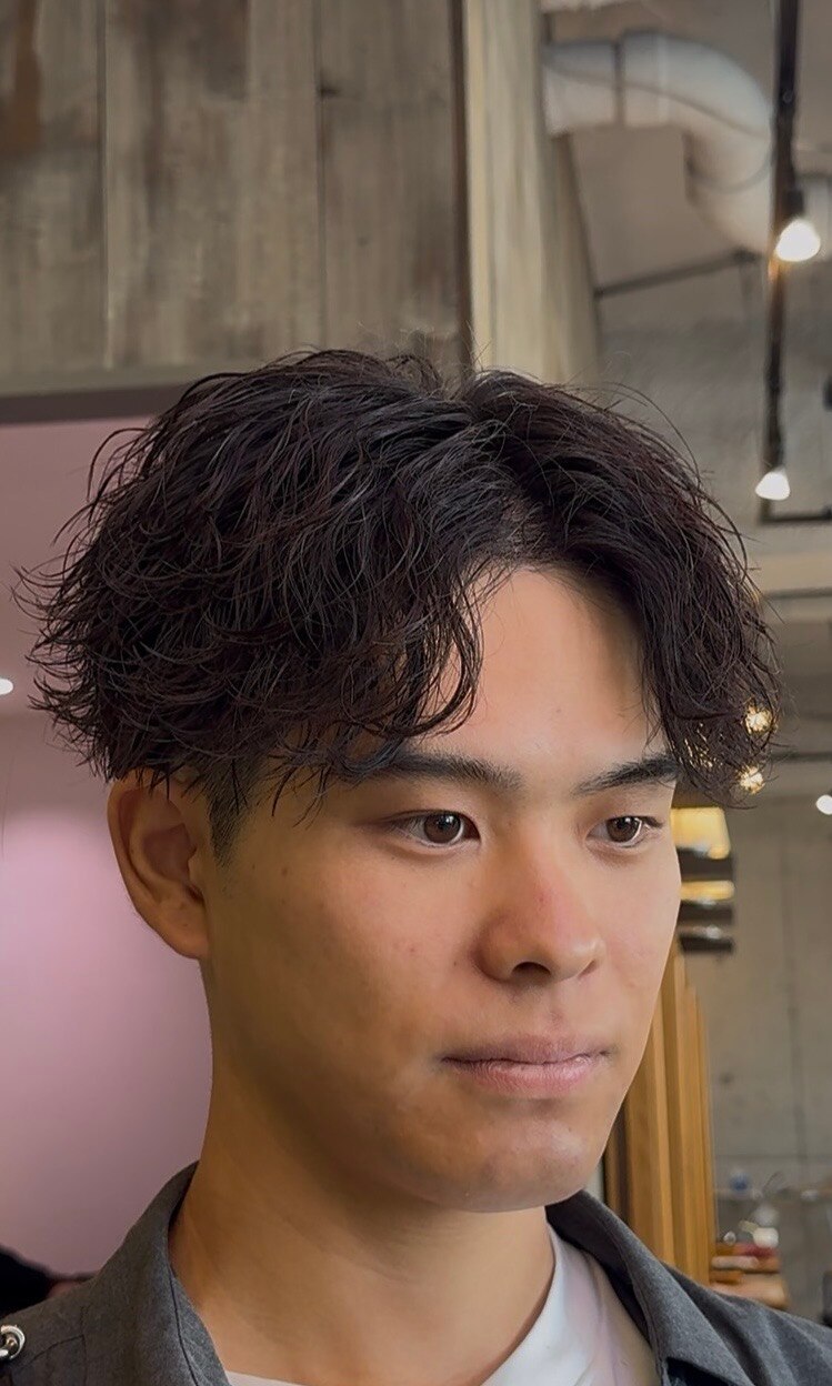 メンズ シャドウパーマ ロロネー池田