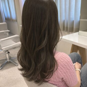 髪質改善イルミナカラー オリーブカラー ロロネー豊中